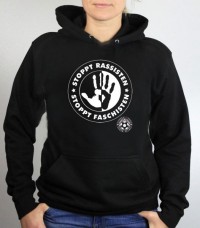Hoodie (unisex) - Stoppt Rassisten
