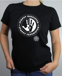 T-Shirt Damen - Stoppt Rassisten