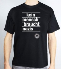 T-Shirt (male) - Kein Mensch braucht Nazis