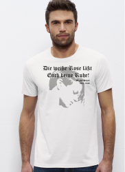 T-Shirt Herren, Sophie Scholl "Rose"